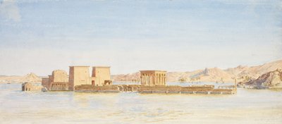 Chrám Isis na ostrově Philae, kolem roku 1907-10 od John Somerscales